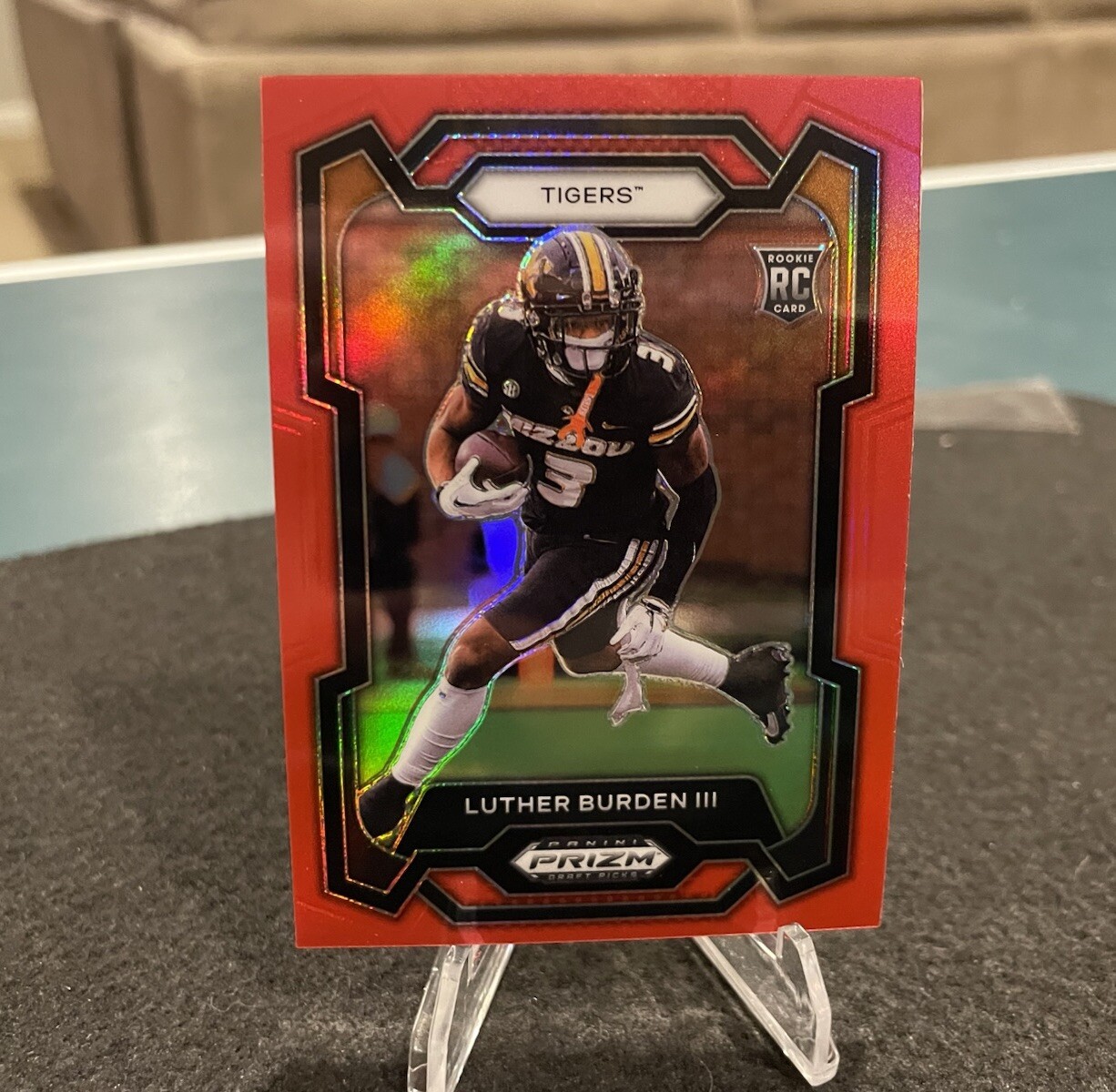 2024 Prizm Draft Picks Luther Burden Rookie True Red Prizm /299