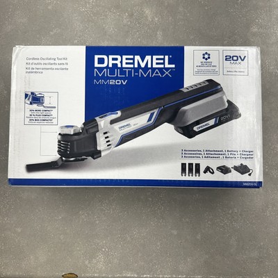 Brand New Dremel Multi-Max Cordless Oscillating Tool Kit MM20V-01