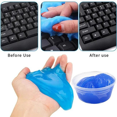 60ML Super Dust Clean Clay Dust Keyboard Cleaner Slime Toys Cleaning Gel Car Gel