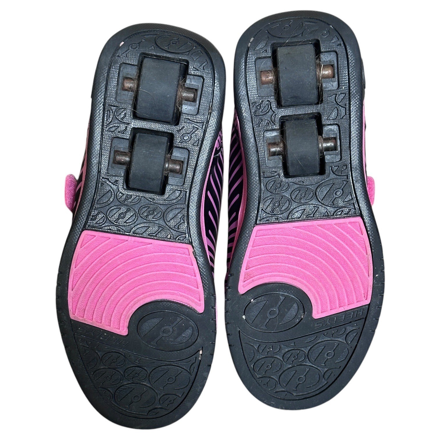 SAOLA Scarpe sneakers Heelys bambino ragazzo dual up ruote skate taglia 3 giovani nero rosa