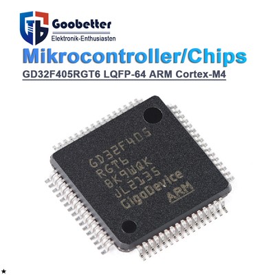 GD32F405RGT6 LQFP-64 ARM Cortex-M4 32-Bit Mikrocontroller-MCU Mikroprozessor SMD