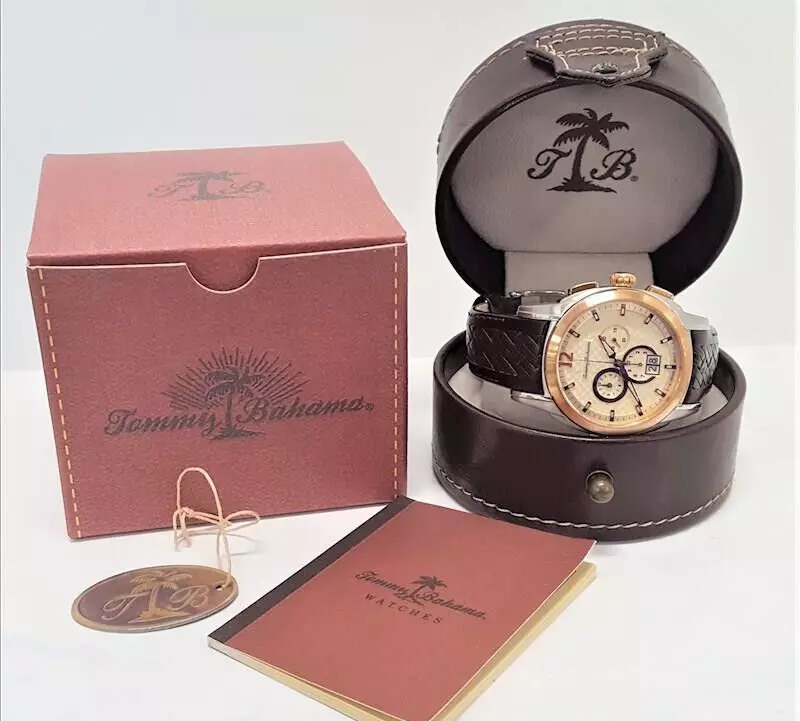 Tommy bahama woven strap men's best sale watch