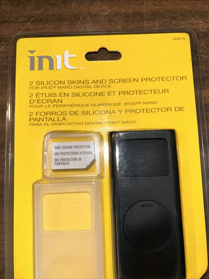 INIT iPod Nano Silicon 2 Protective Skins 2nd Generation Screen Protector - NEW - Image 2 of 3