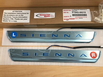 OEM 2021-2026 TOYOTA SIENNA Illuminated DOOR SILL KIT PT942-08210