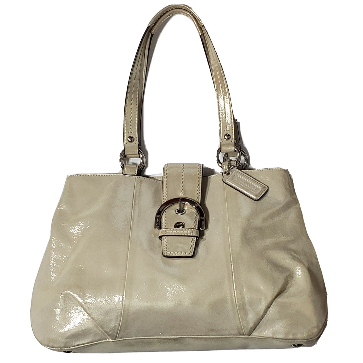 Coach Soho East West Satchel Gold Metallic A1293-F18751 Handbag