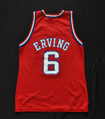Julius Erving 76ers Sixers Champion Jersey 50th Gold NBA Dr J Men