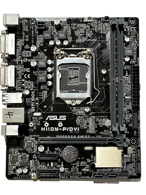 Asus H110M-P/DVI mATX Motherboard For 6/7th gen i5-6500/7500 i7-6700 LGA 1151