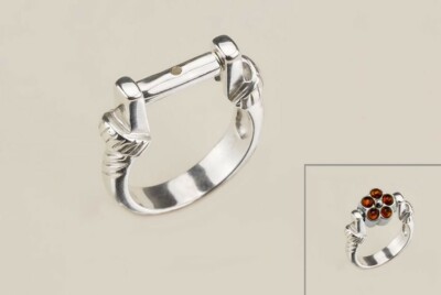 Wechselring Beads Ring Silber 925 Größe 55 Damen BR046