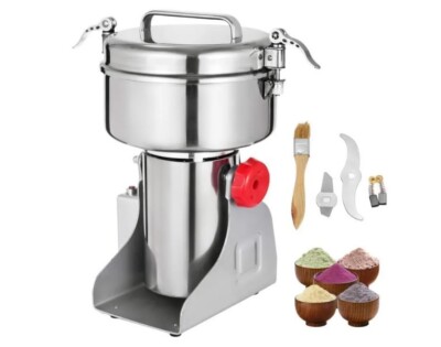 Elektrische Bohnenmühle Edelstahlmühle Getreide Kräuter Kaffee 800g Fr