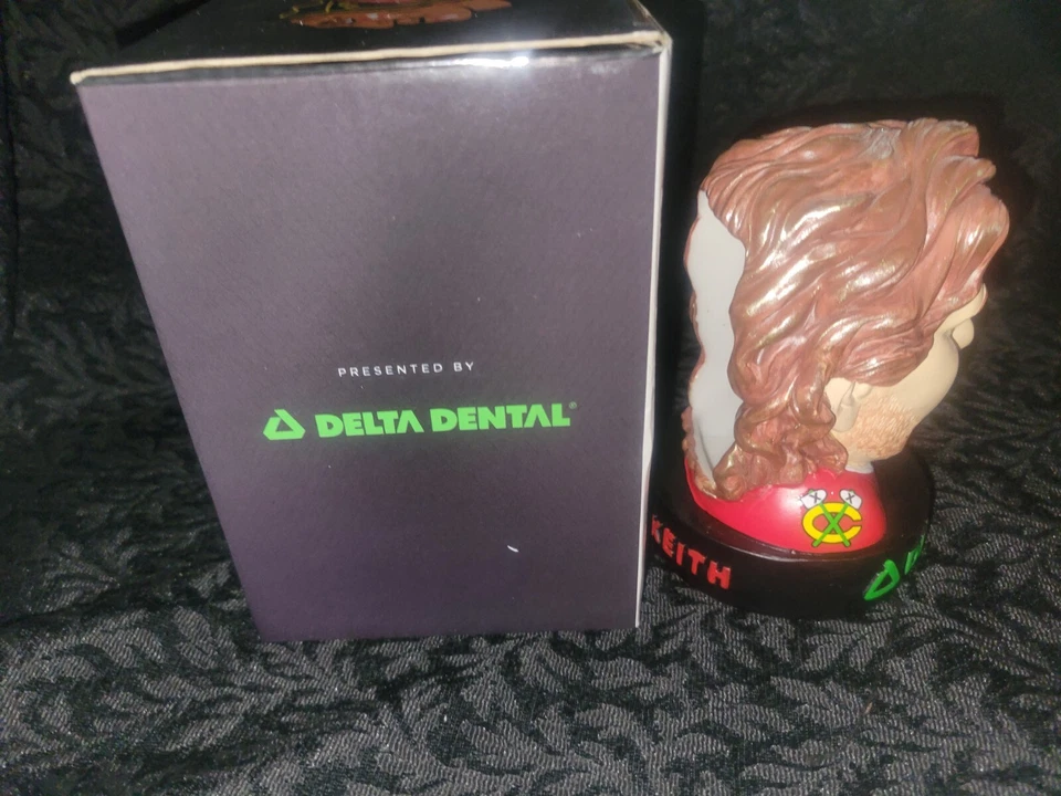 НОВЫЙ держатель нити Chicago Blackhawks Duncan Keith «Зубы» SGA 3/5/20 - Изображение 2 из 4