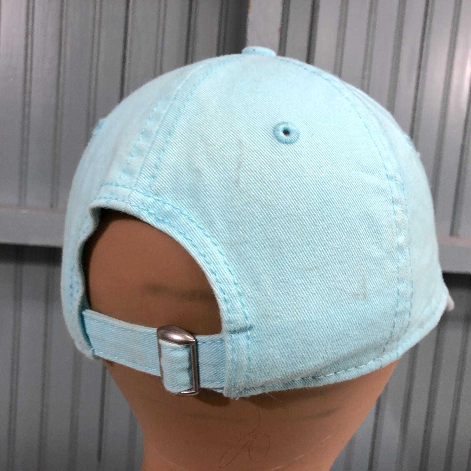 Light Blue Pineapple Logo Strapback Baseball Cap … - image 3