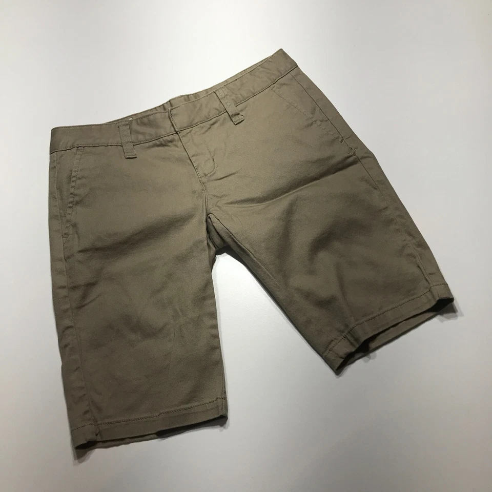 Pantalones Cortos Hurley X Juniors Talla 3 Bermudas Tostadas 10.5" Calce Clásico Bajo Rider Caqui Foto 2 de 4