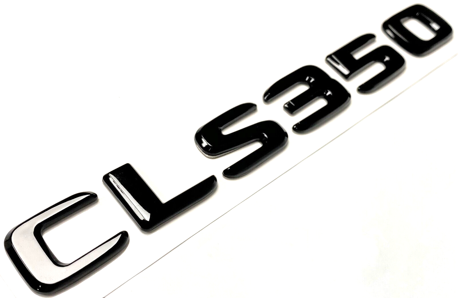 Gloss Black CLS350 Trunk Emblem Badge for Mercedes Rear Decal Letters