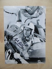 Jack Brabham autograph signed 13x18 cm picture B/W