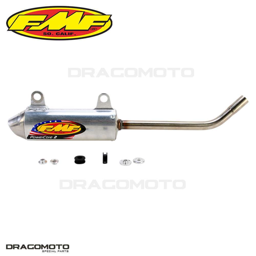 Pot échappement FMF Powercore 2 pour augmenter la puissance à bas régime KTM SX 125