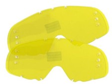2x Oakley Crowbar Roll OFF LENS ANTI FOG SCRATCH yellow Motocross Enduro MTB