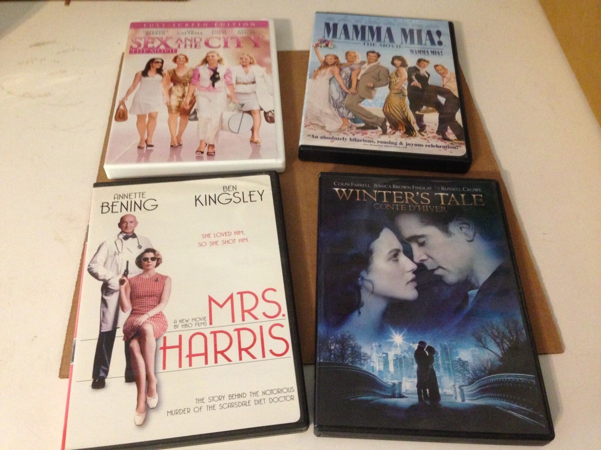 4 DVD Lot Sex And The City The Movie Mamma Mia Mrs Harris & Winter's Tale!  | eBay