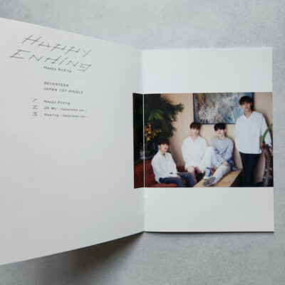 SEVENTEEN Happy Ending Carat ver Japan FC Fanclub CD+Blu-ray