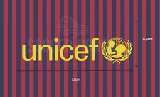 UNICEF front sponsor Heatpress PU Reproduction (FC Barcelona 2007-11)