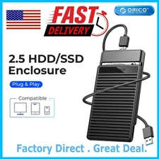 ORICO 2.5" SATA Hard Drive Disk USB 3.0 HDD / SSD Enclosure External Laptop
