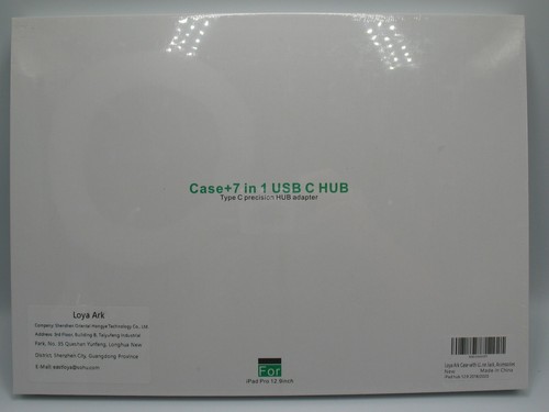 LOYA ARK Boîtier Aluminium + 7 pouces USB C HUB IPAD PRO 12.9 2018/2020 NEUF SCELLÉ (sp2