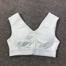 Tommie Copper Sports Bra Womens Medium Zip Front Shoulder Support Activewear Bra