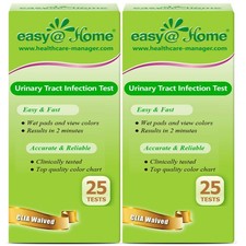 Easy Home Urinary Tract Infection Test, 50 Pack UTI Test Strips for Women