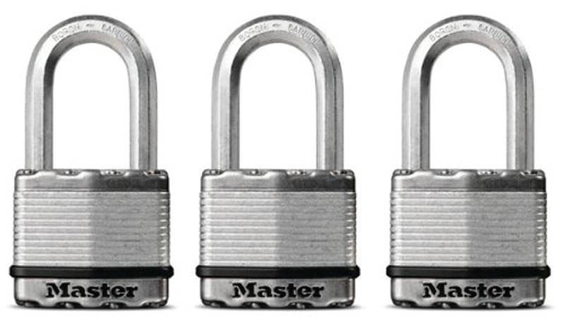 Master Lock Padlock, Magnum Laminated Steel Lock, 2 in. Wide, M5XTRILH