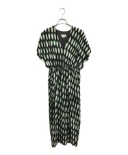 Allover Pattern Dress Women's Summer Casual Bronw Size Not Specified