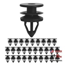 30PCS Door Trim Panel Retainer Clips, Automotive Clips, Auto Door Panel Black
