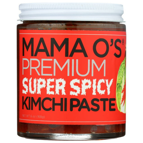 Mama O'S Premium Kimchi Paste Super Spicy Vegan, 6 Oz. - Bild 1 von 2