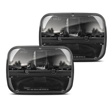 1 Pair 105w Rectangular 5x7/ 6x7 Inch Led Headlight High Low Beam Headlamp Compa