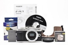 Olympus PEN Lite E-PL7 Silver Mirrorless Camera Shutter Count 7045 Tested Japan