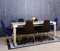 Moderner Esszimmer Set Luxus MöBel Esstisch 6X StüHle Essgarnitur 7Tlg