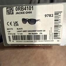 Ray-Ban RB 4101 Jackie Ohh 601 Sunglasses Black