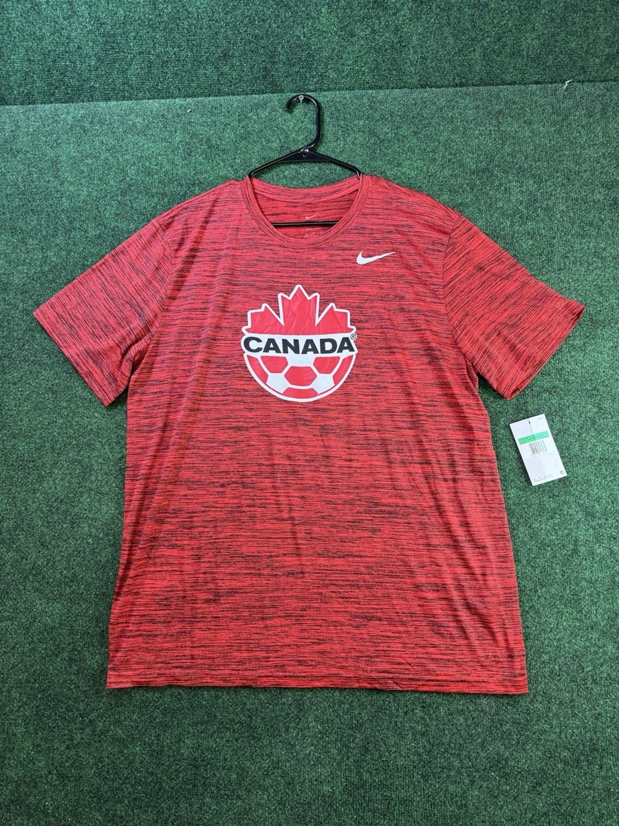 Nike Canada Soccer Velocity Legend Men's T-Shirt Size XL