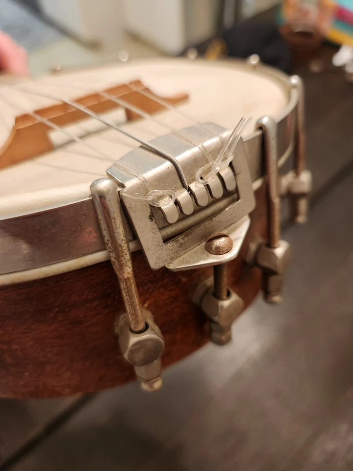 Rare Vintage SS Stewart Collegian #10 Maple Banjouke Banjolelle - Image 4 of 4