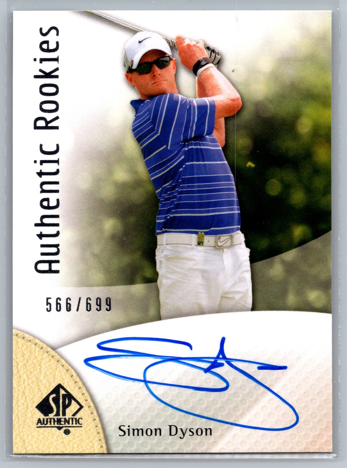 2014 SP Authentic #76 Simon Dyson RC Rookie Auto