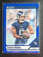 2024 Panini Donruss - Calvin Ridley #7 Blue Press Proof