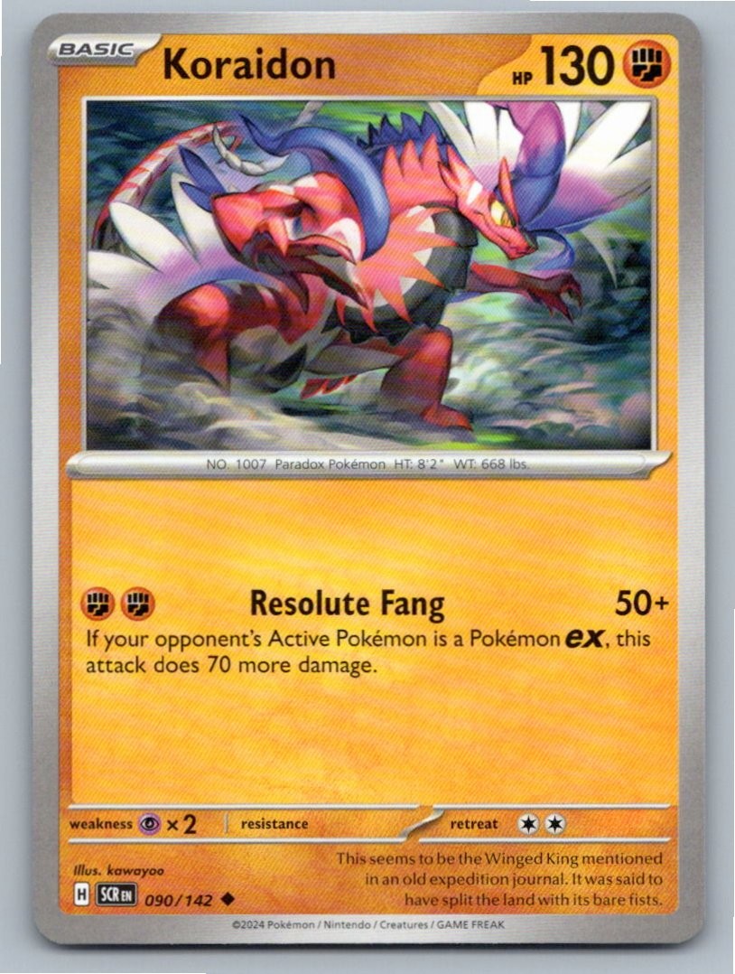 2024 POKEMON KORAIDON STELLAR CROWN 90/142 UNCOMMON NM A36371 FREE S&H