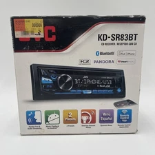 JVC KD-SR83BT In Dash Car Bluetooth AM/FM CD Player Brand New In Open Box