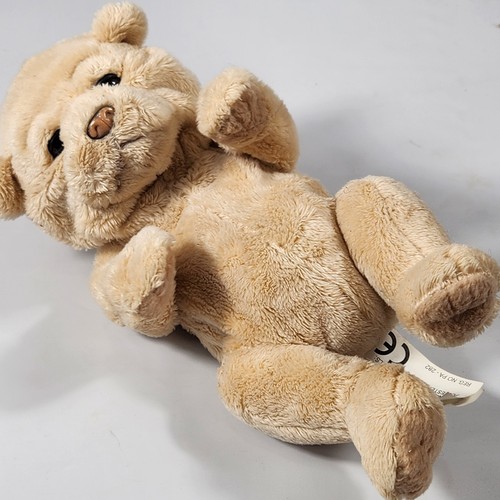 Vtg FurReal 2007 "Newborn Luv Cub" Cream/Beige Baby Bear Toy Plush Works 8"