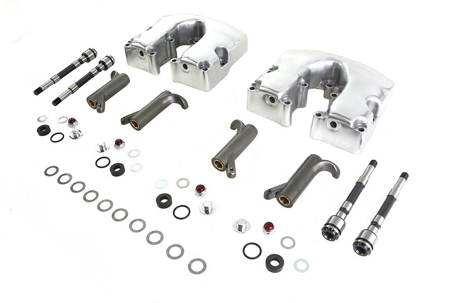 リースボルシャック　パーツ Rocker Box Assembly Polished for 1966-1984 Shovelhead Harley