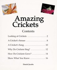 Amazing Crickets (Newbridge discovery links) by Jacobs, Daniel, Good Book