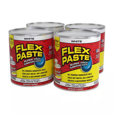 Flex Paste White 3 lb All Purpose Waterproof Sealant 4 Pack