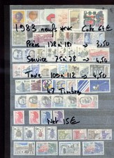 020426 TIMBRE FRANCE 1983 complet LUXE** + FIN DE CATALOGUE coté 76 €