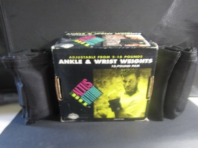 Vintage Pair Altus Athletic Ankle & Wrist Weights 2- 10 LBS Preowned