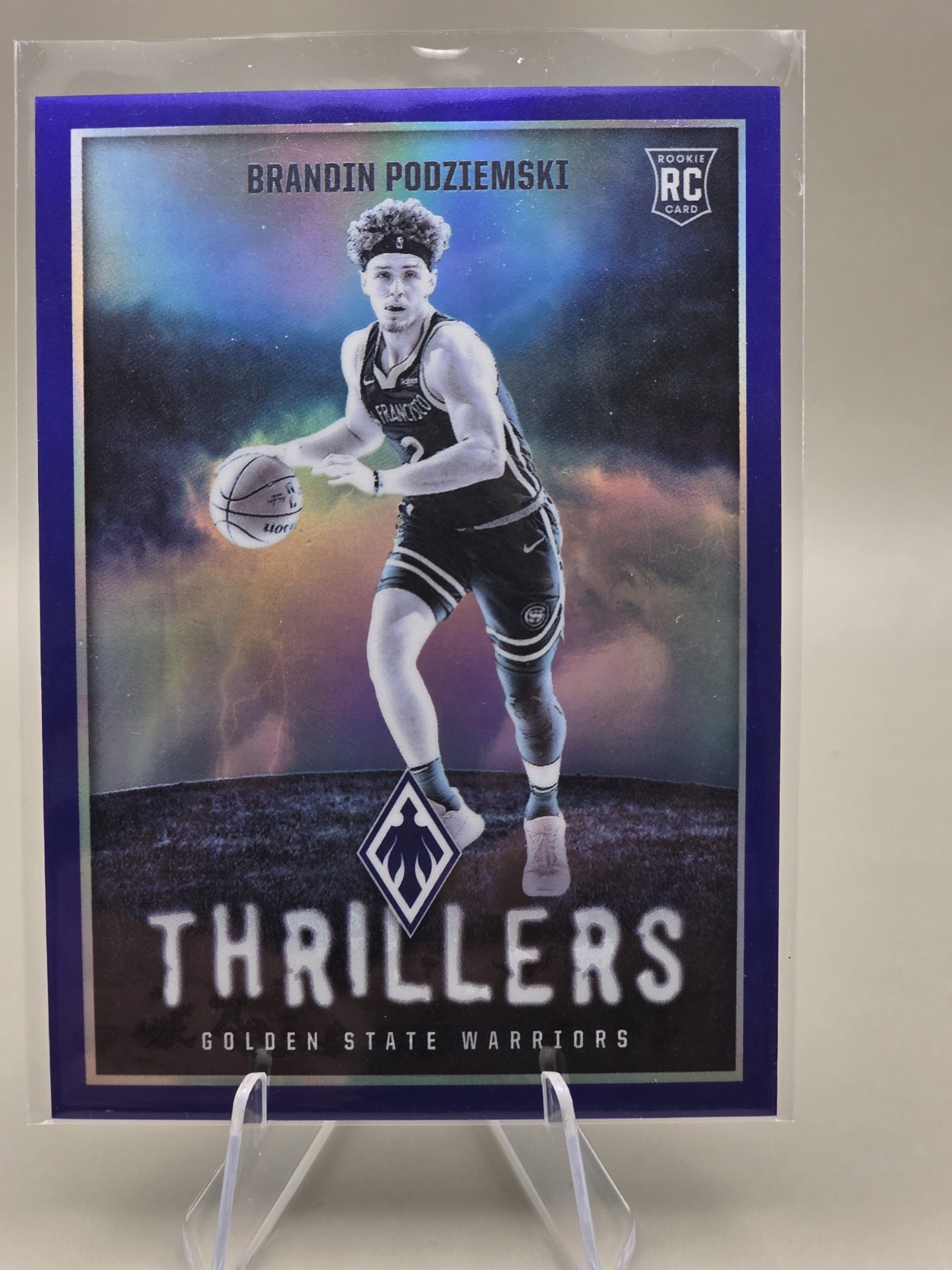 2023 Phoenix Basketball Brandin Podziemski Rookie Thrillers Blue Prizm SP /25