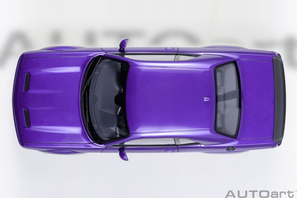 2023 DODGE CHALLENGER SRT SUPER STOCK PLUM CRAZY PURPLE 1/18 BY