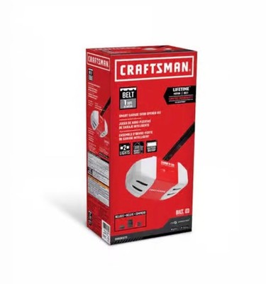 CRAFTSMAN 1-HP myQ Ultra Quiet Smart Compatible Belt drive Garage Door Opener